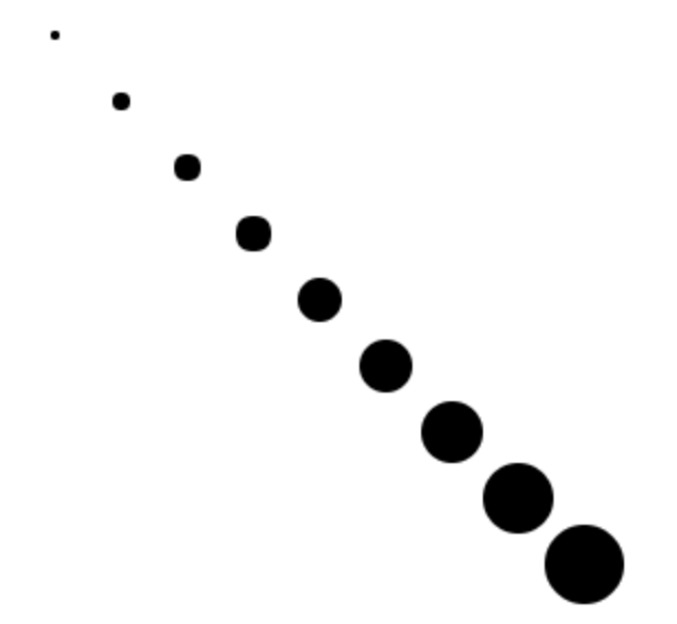 circle grow example output